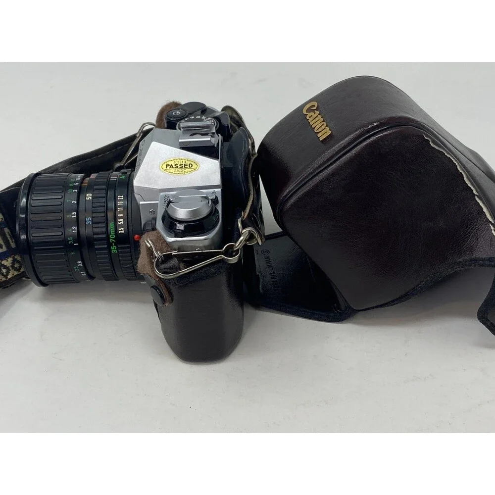 Canon AE-1 35mm Film SLR Camera Kit Lenses‎ Zoom Macro Flash 50mm 28-80 80-200